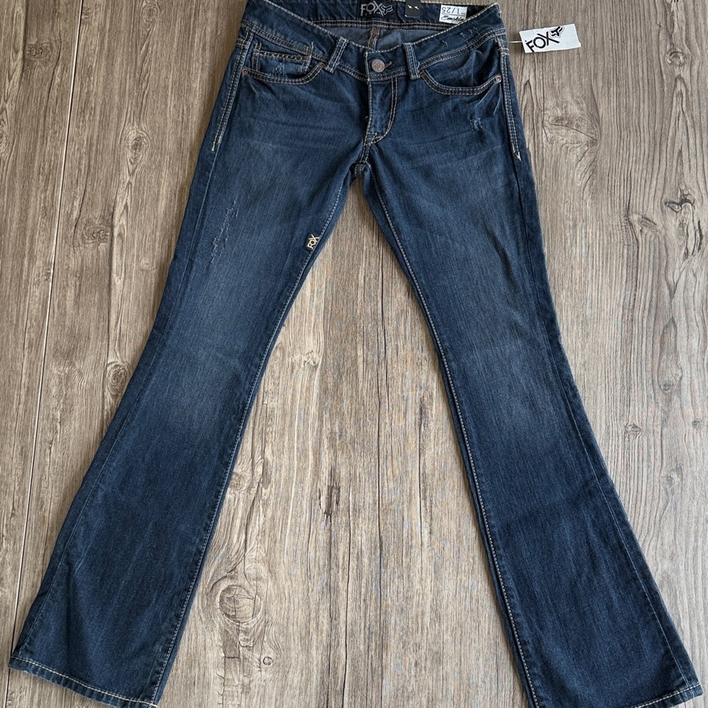 Fox Women's Boot Cut Jeans - Dark Blue